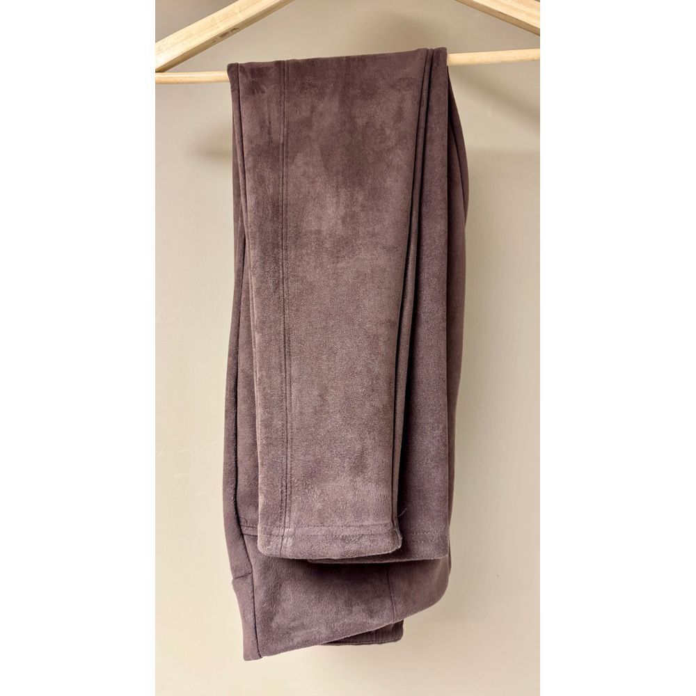 Iac & Rachel Faux Suede Leggings Stretchy Pants Casual Brown Size‎ S